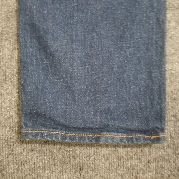 ABERCROMBIE FITCH jeans curve love 90s straight ultra high rise dark wash 29 8R - Picture 9 of 10